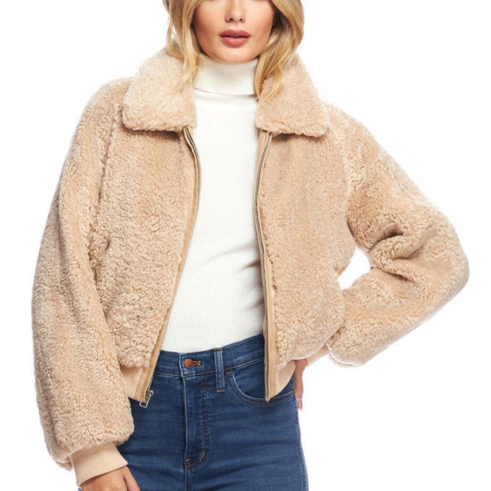 Fabulous Furs Faux Sherpa Jacket